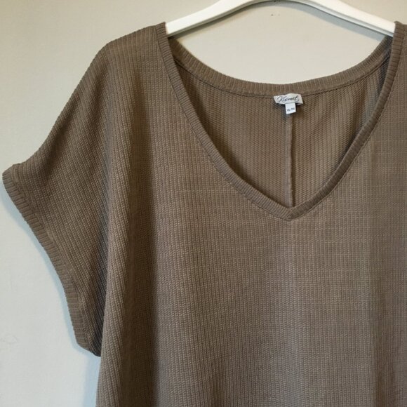 Desert Tan Boxy Knit Sleeveless Sweater Top - Picture 3 of 14